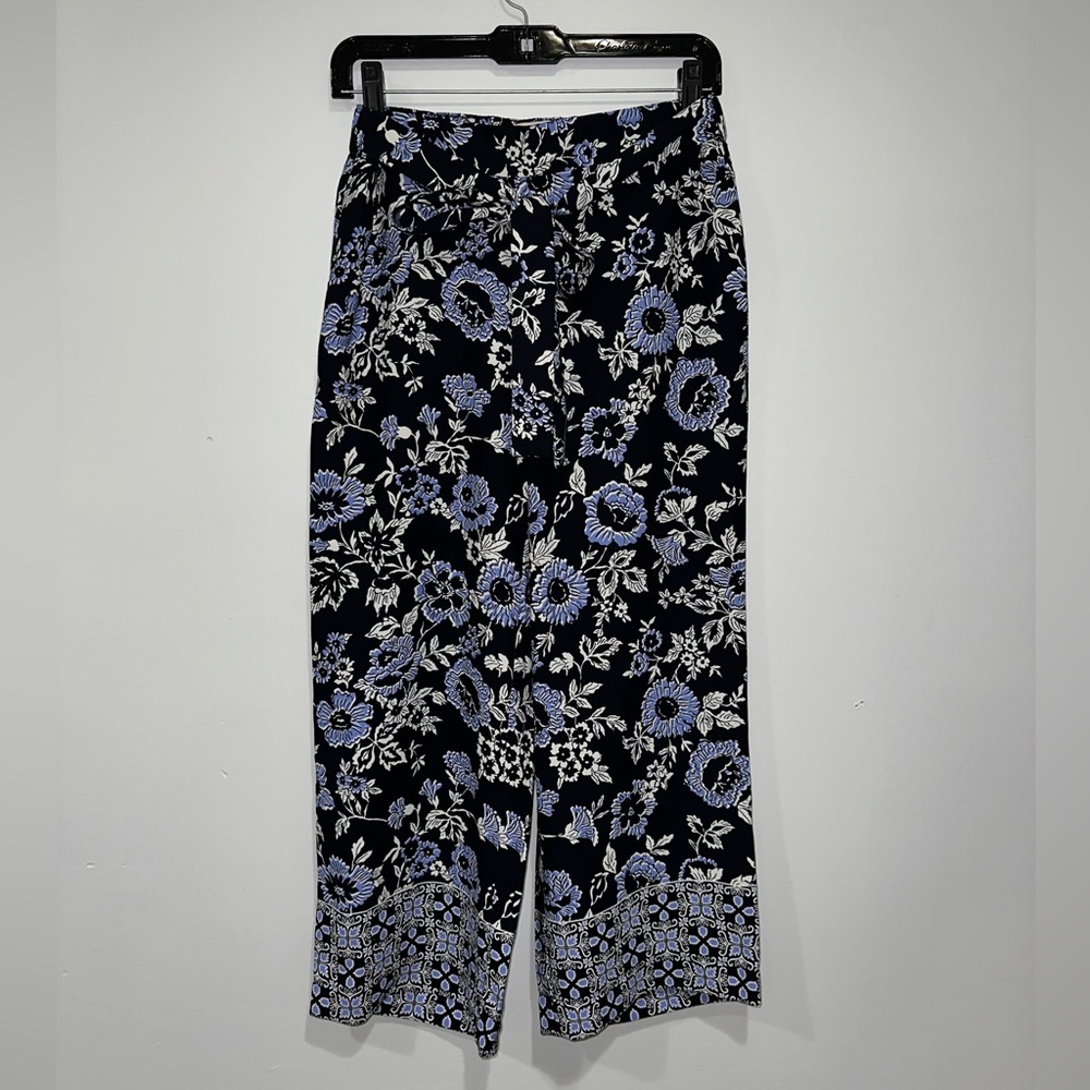 Loft wide leg crop pant size S